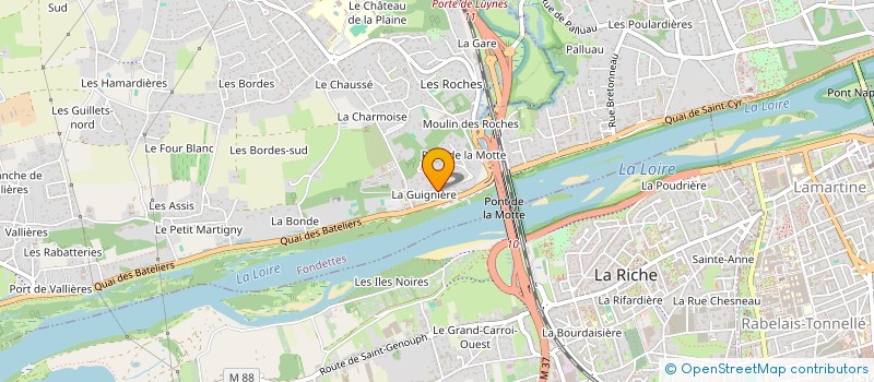 localisation de l'entreprise M. CHAVY CONSEILS  FONDETTES