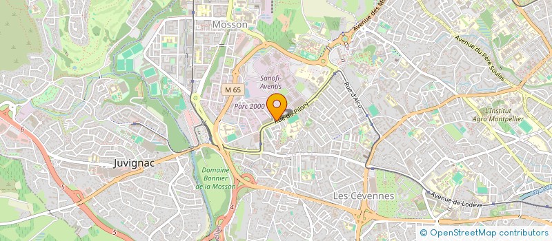 localisation de l'entreprise M CHRISTOPHE BESSEYRE ET MME DOMINIQUE CAILLERET à MONTPELLIER