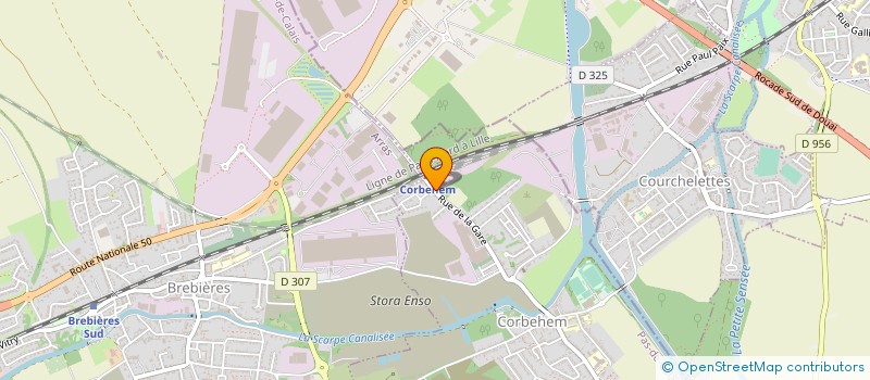 localisation de l'entreprise M CIE  CORBEHEM