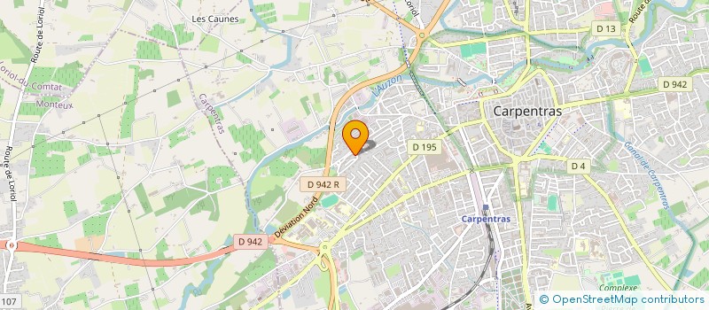 localisation de l'entreprise M CLOTURES à CARPENTRAS