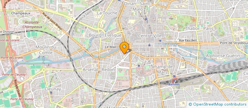 localisation de l'entreprise M CLUB DES QUATRE  RENNES