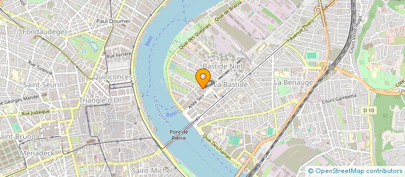 localisation de l'entreprise M & CO 106 à BORDEAUX