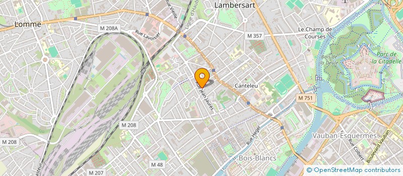 localisation de l'entreprise M & CO à LILLE