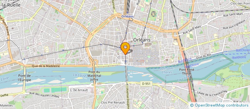 localisation de l'entreprise M&CO à ORLEANS