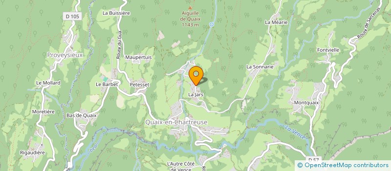 localisation de l'entreprise M&CO  QUAIX-EN-CHARTREUSE