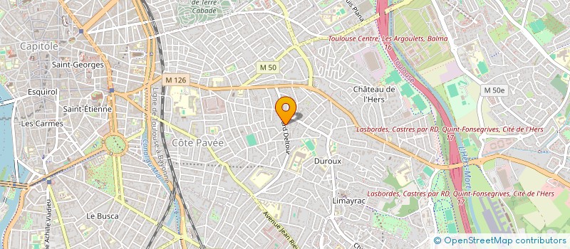 localisation de l'entreprise M & CO 88 à TOULOUSE
