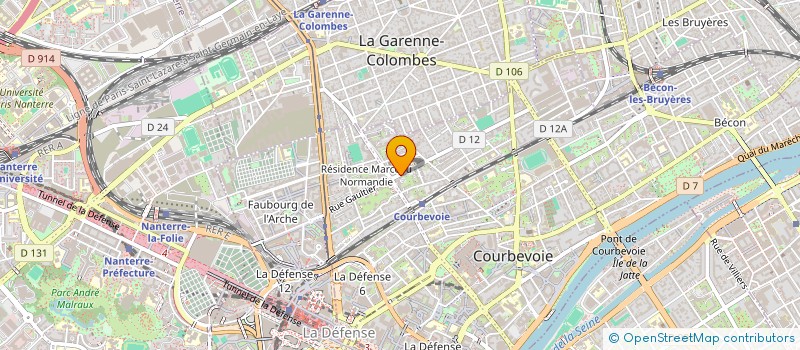 localisation de l'entreprise M&CO  COURBEVOIE