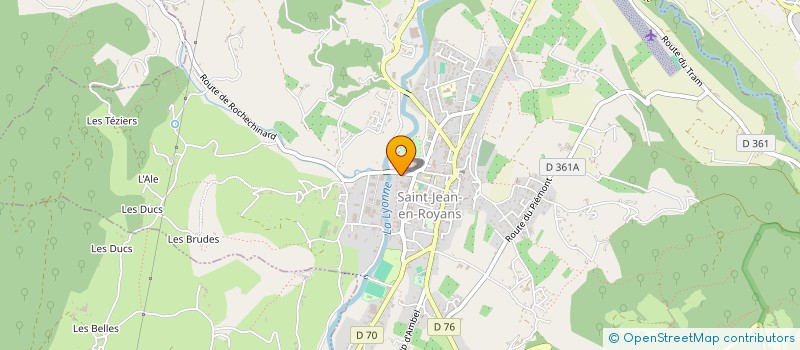localisation de l'entreprise M & CO DIFFUSION à SAINT-JEAN-EN-ROYANS