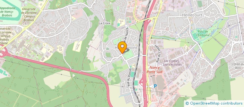 localisation de l'entreprise M.COIFFURE  HOUDEMONT