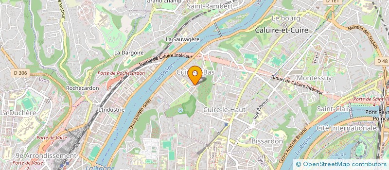 localisation de l'entreprise M COLLET AND CO  CALUIRE ET CUIRE