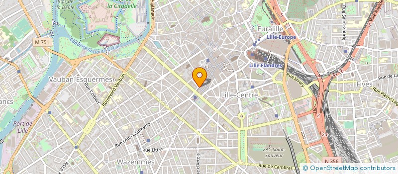 localisation de l'entreprise M'COM à LILLE