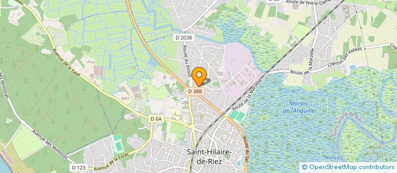 localisation de l'entreprise M COMME AIME à SAINT-HILAIRE-DE-RIEZ