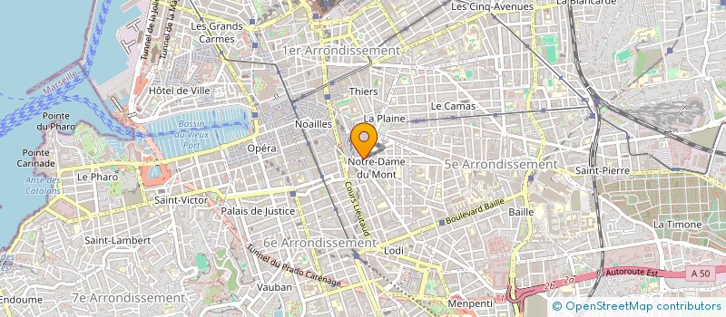 localisation de l'entreprise M COMME MARGOT  MARSEILLE