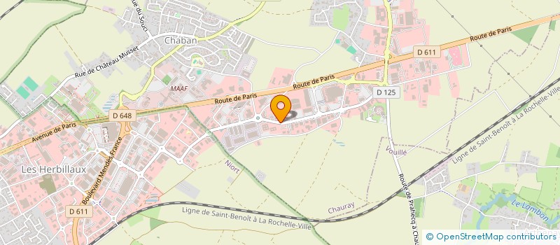 localisation de l'entreprise M COMPANY HOLDING  CHAURAY