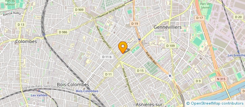 localisation de l'entreprise M CONCEPTION ET RENOVATION à ASNIERES-SUR-SEINE