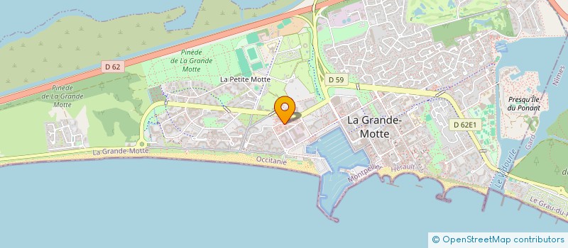 localisation de l'entreprise M CONFORT  LA GRANDE-MOTTE