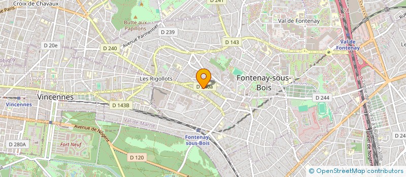 localisation de l'entreprise M.CONSEIL à FONTENAY-SOUS-BOIS