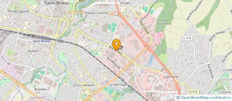 localisation de l'entreprise M CONSEILS à SAINT-BRIEUC