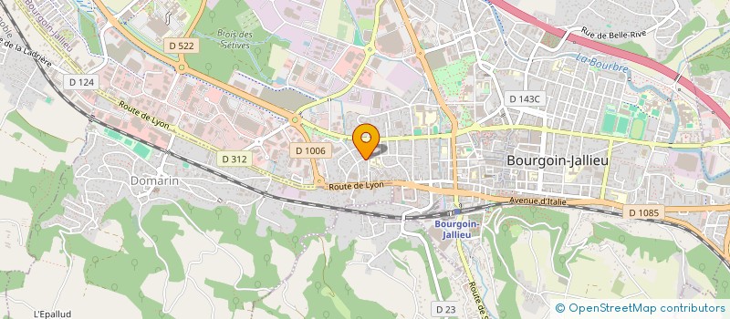 localisation de l'entreprise M CONSEILS à BOURGOIN-JALLIEU