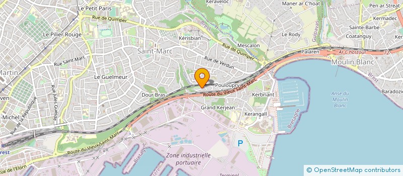 localisation de l'entreprise M.CONSTRUCTIONS à BREST
