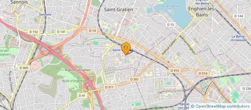 localisation de l'entreprise M CONSULTING à SAINT-GRATIEN