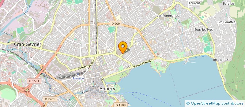 localisation de l'entreprise M COURT STUDIO  ANNECY