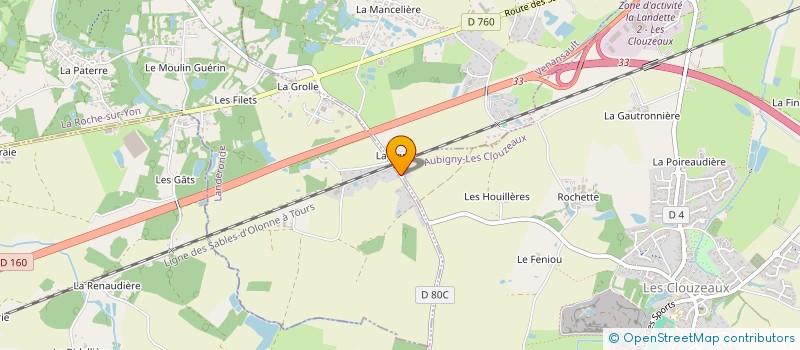 localisation de l'entreprise M COUVERTURE à LANDERONDE