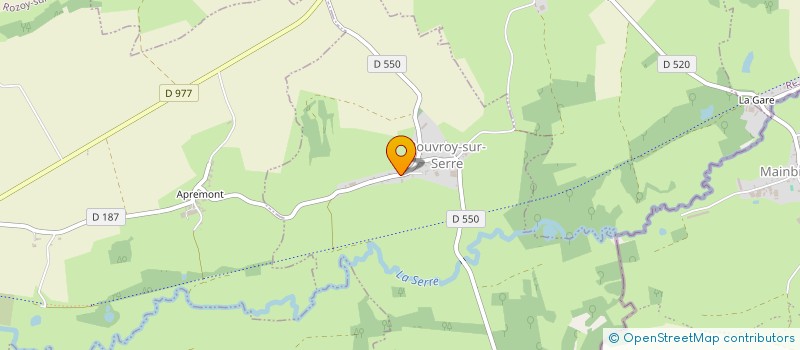 localisation de l'entreprise M-CUBE  ROUVROY-SUR-SERRE