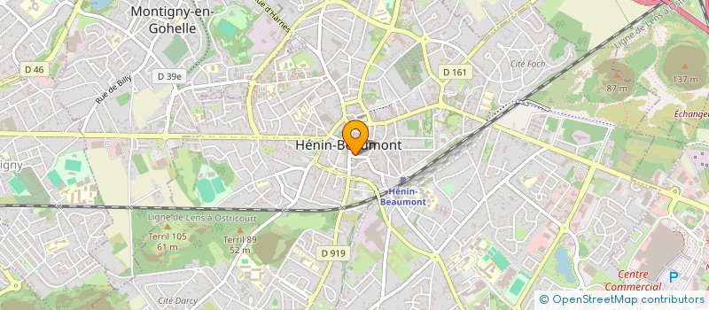 localisation de l'entreprise M.CUT à HENIN-BEAUMONT