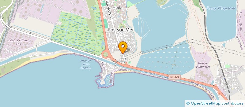 localisation de l'entreprise M'CUT  FOS-SUR-MER