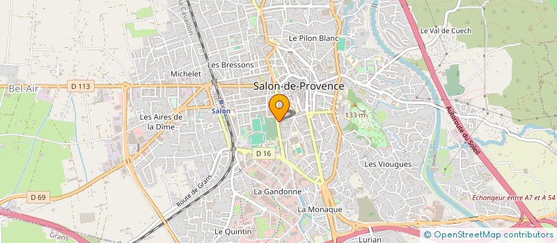 localisation de l'entreprise M CUT BARBIER & COIFFEUR à SALON-DE-PROVENCE