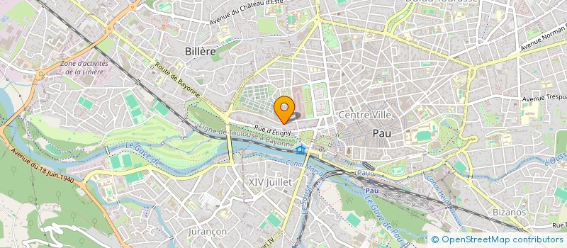 localisation de l'entreprise M CZ RENOVE à PAU