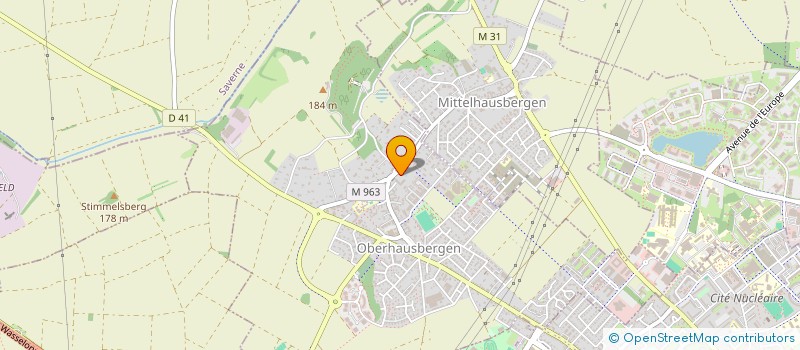 localisation de l'entreprise M D 1  OBERHAUSBERGEN