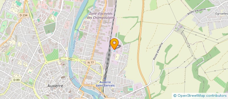 localisation de l'entreprise M-D à AUXERRE