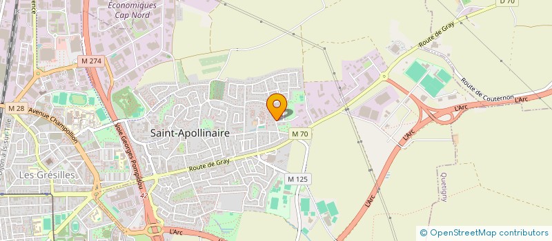 localisation de l'entreprise M.D  SAINT-APOLLINAIRE