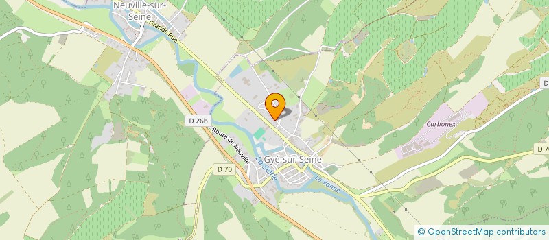 localisation de l'entreprise M.D.  GYE-SUR-SEINE