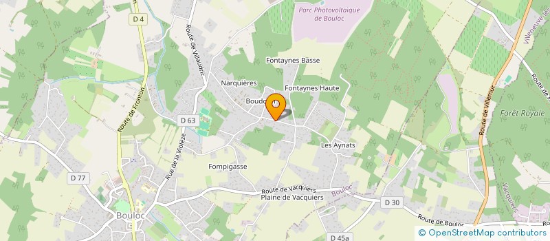 localisation de l'entreprise M D à BOULOC