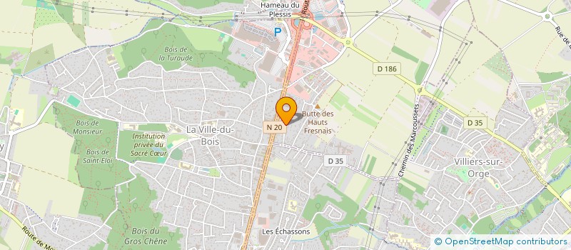 localisation de l'entreprise M @ D  ETRECHY