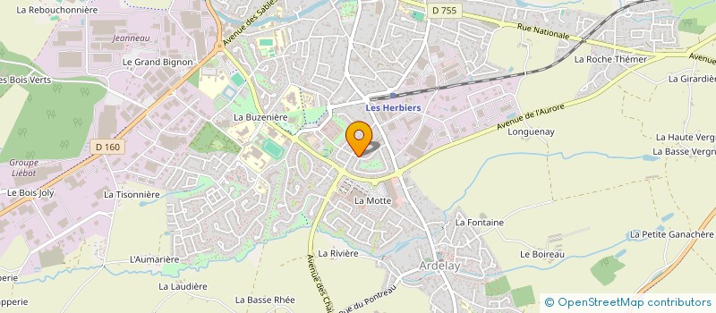 localisation de l'entreprise M.D 85  LES HERBIERS