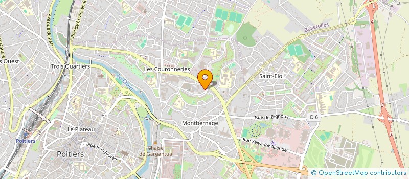 localisation de l'entreprise M&D  POITIERS