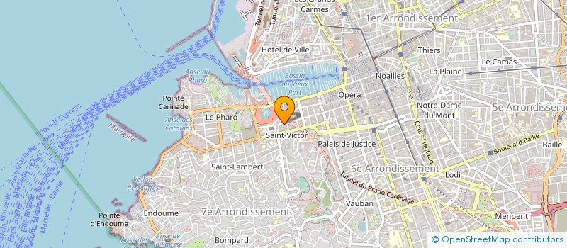 localisation de l'entreprise M.D.A. à MARSEILLE