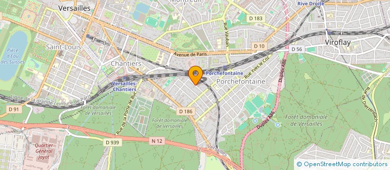 localisation de l'entreprise M D A MENUISERIE à VERSAILLES