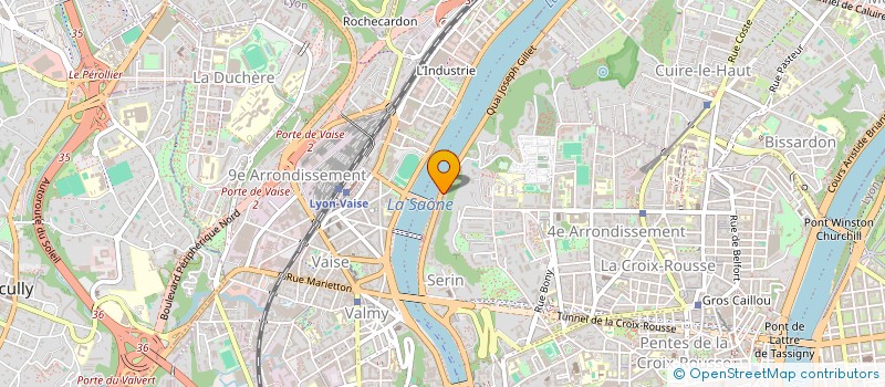 localisation de l'entreprise M.D.A. SARL à LYON
