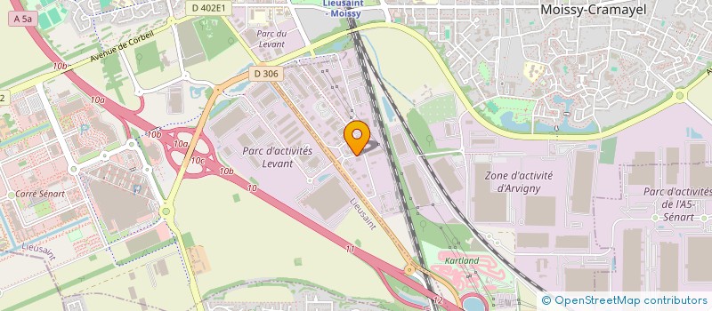 localisation de l'entreprise M D A SARL à MOISSY-CRAMAYEL
