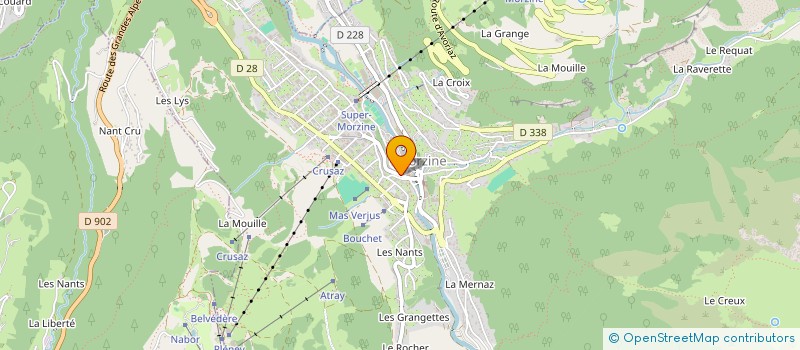 localisation de l'entreprise M&D ASSOCIES à MORZINE