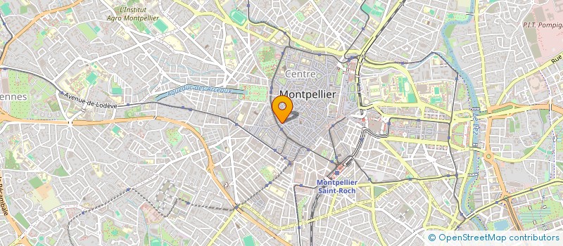 localisation de l'entreprise M.D.B. à MONTPELLIER