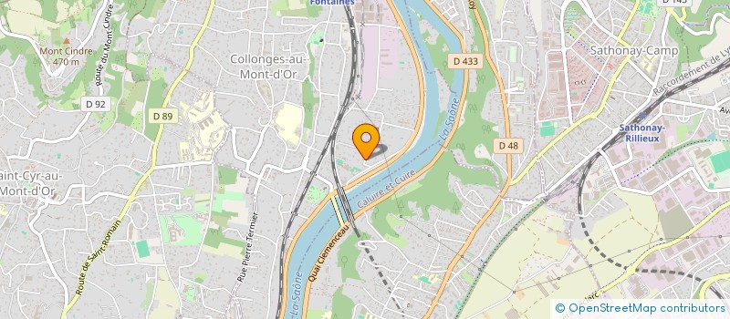 localisation de l'entreprise M D B DEVELOPPEMENT  COLLONGES-AU-MONT-D'OR