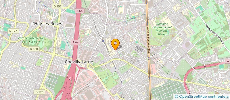 localisation de l'entreprise M.D.B ELECT  CHEVILLY-LARUE