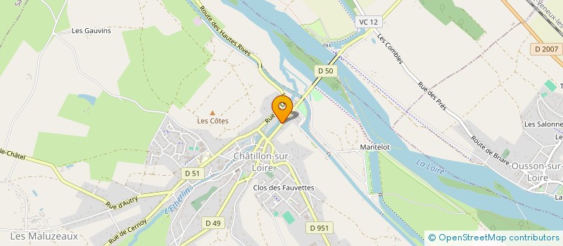 localisation de l'entreprise M&D BABLED à CHATILLON-SUR-LOIRE
