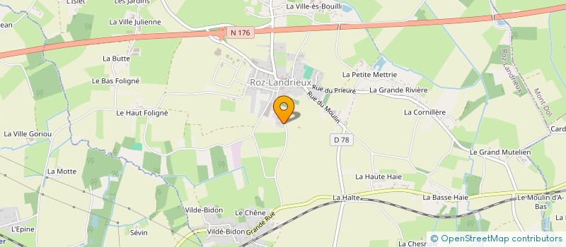 localisation de l'entreprise M&D BOHUON  ROZ-LANDRIEUX